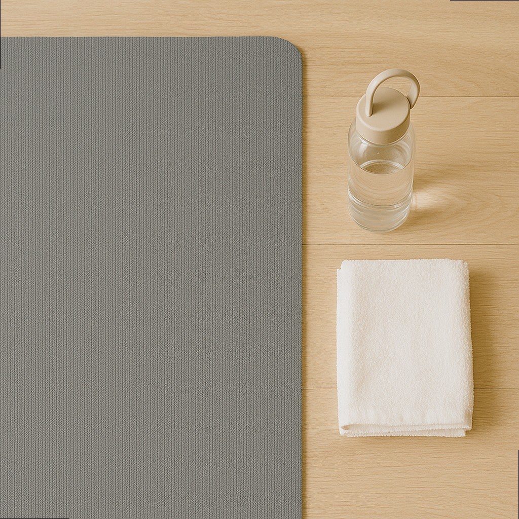 Підготовлене місце для практики: килимок і ковдра